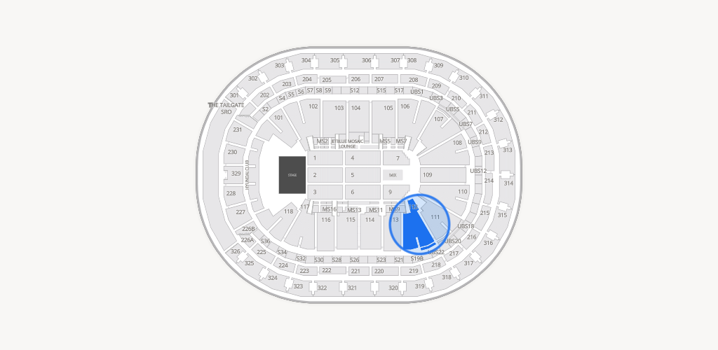 UBS Arena Seating Chart