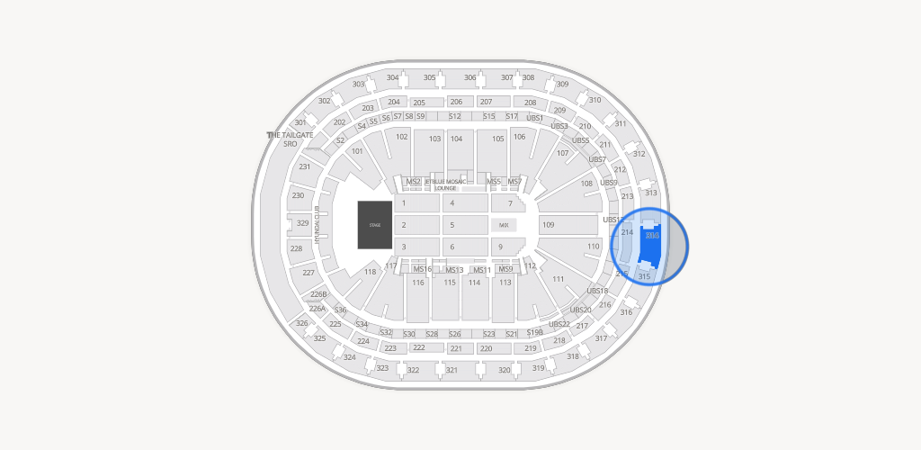 UBS Arena Seating Chart