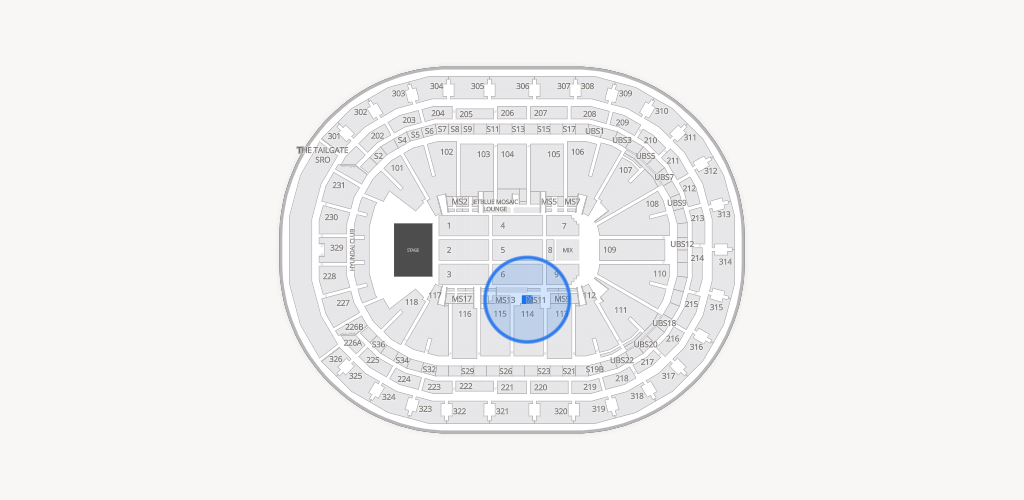 UBS Arena Seating Chart