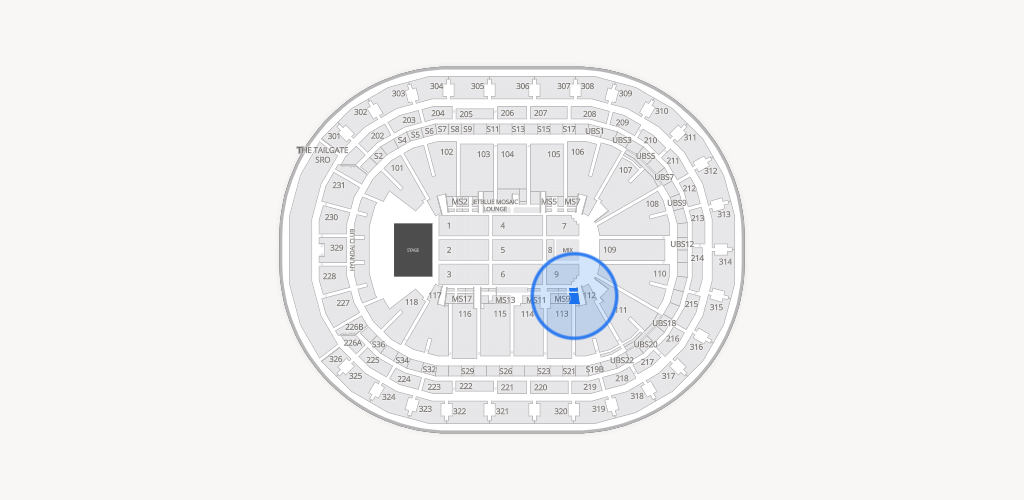 UBS Arena Seating Chart
