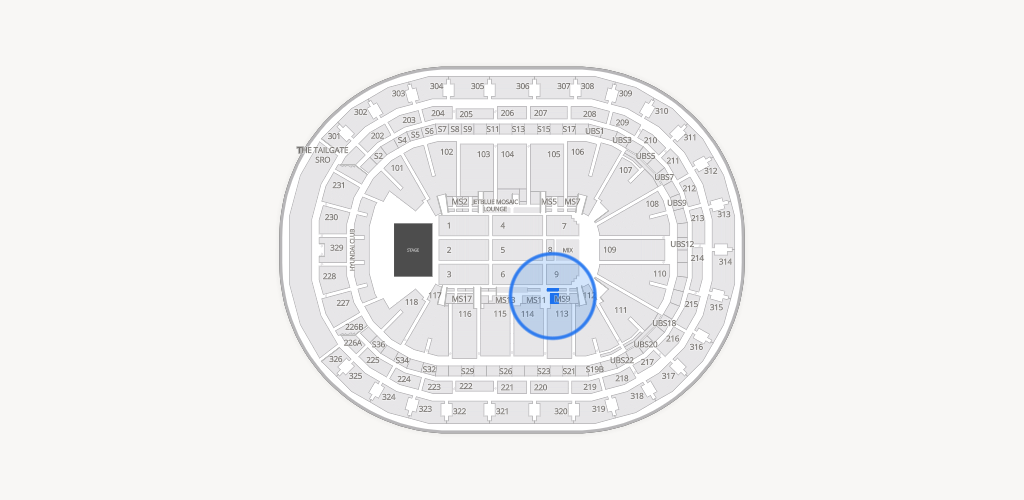 UBS Arena Seating Chart