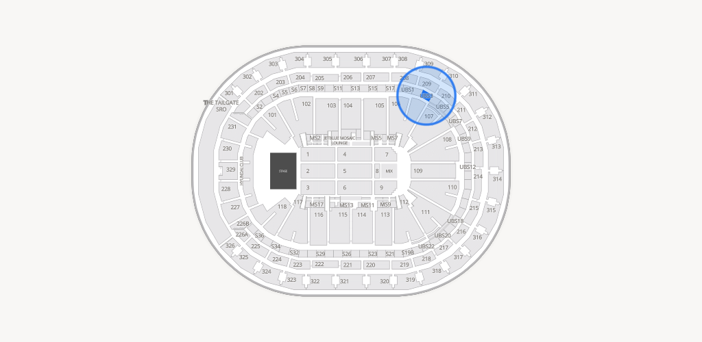 UBS Arena Seating Chart