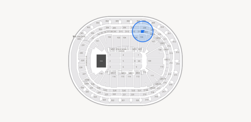 UBS Arena Seating Chart