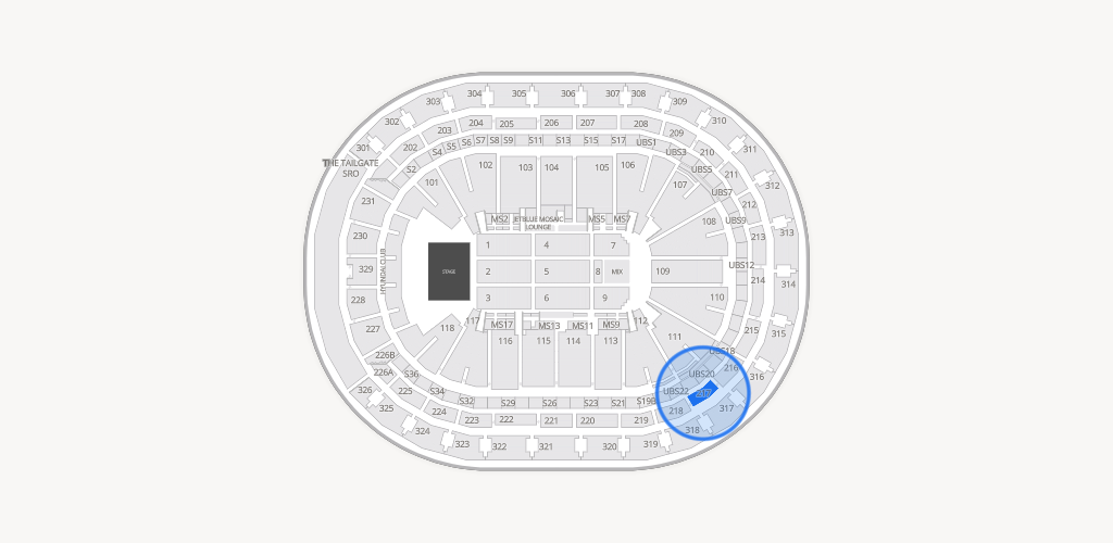 UBS Arena Seating Chart