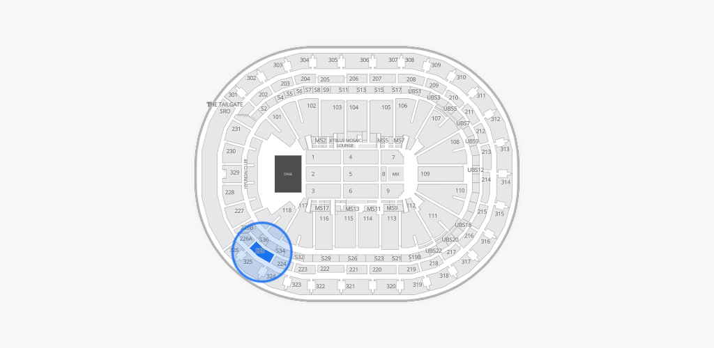 UBS Arena Seating Chart