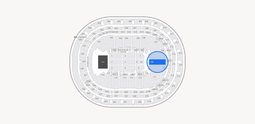 UBS Arena Seating Chart