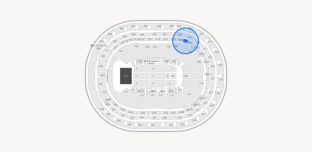 UBS Arena Seating Chart