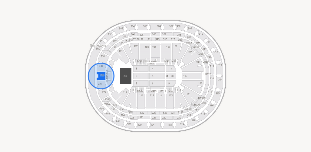 UBS Arena Seating Chart