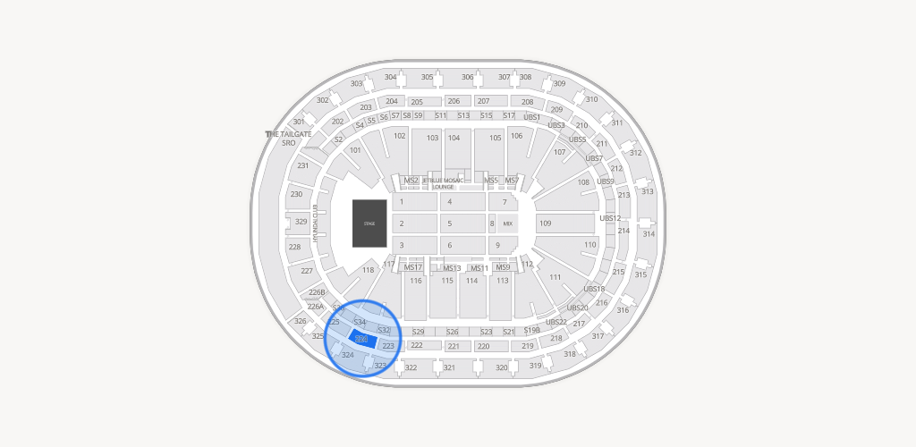 UBS Arena Seating Chart