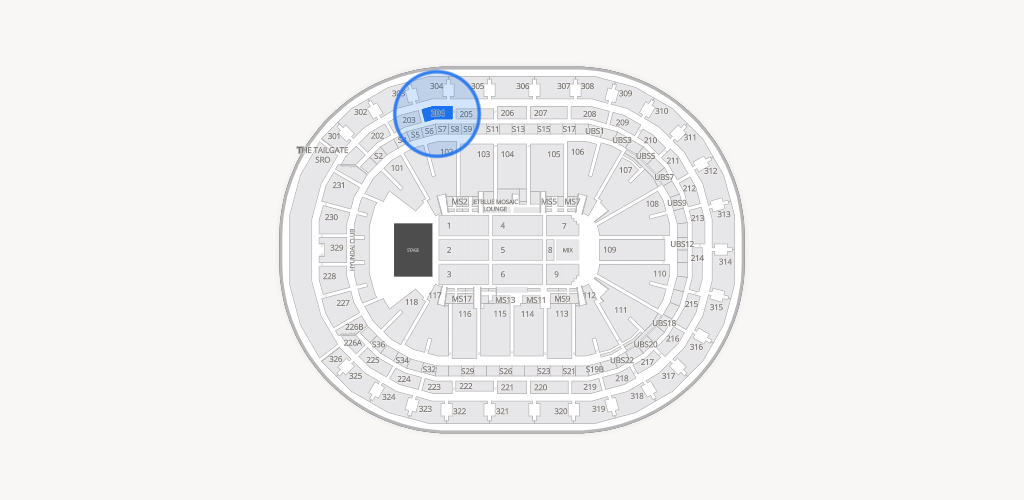 UBS Arena Seating Chart