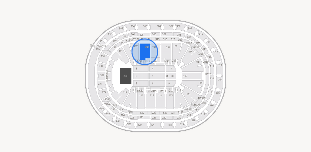 UBS Arena Seating Chart