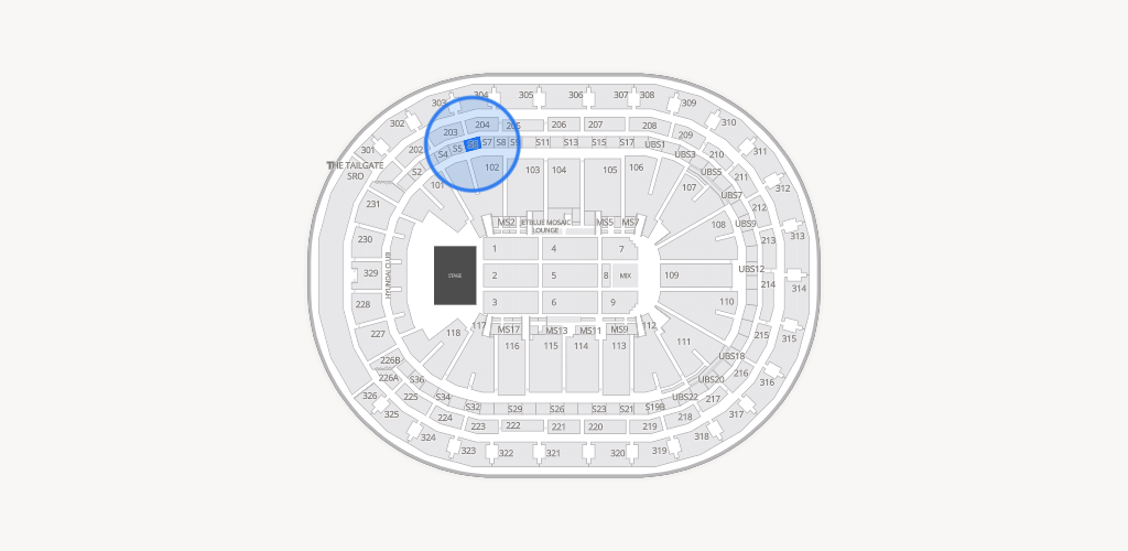 UBS Arena Seating Chart