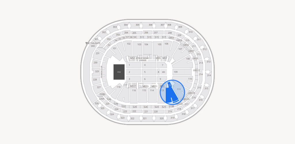 UBS Arena Seating Chart
