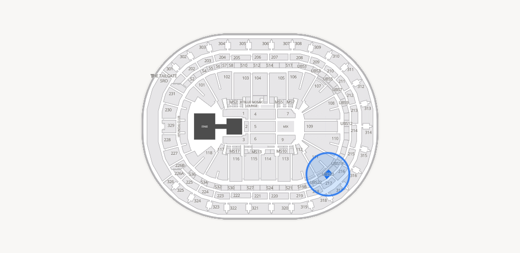 UBS Arena Seating Chart