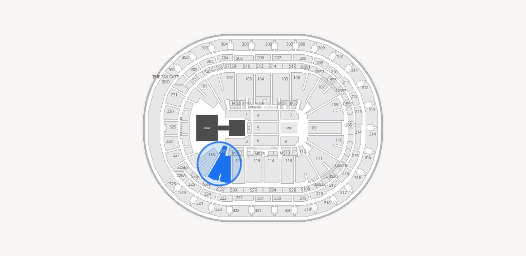 UBS Arena Seating Chart