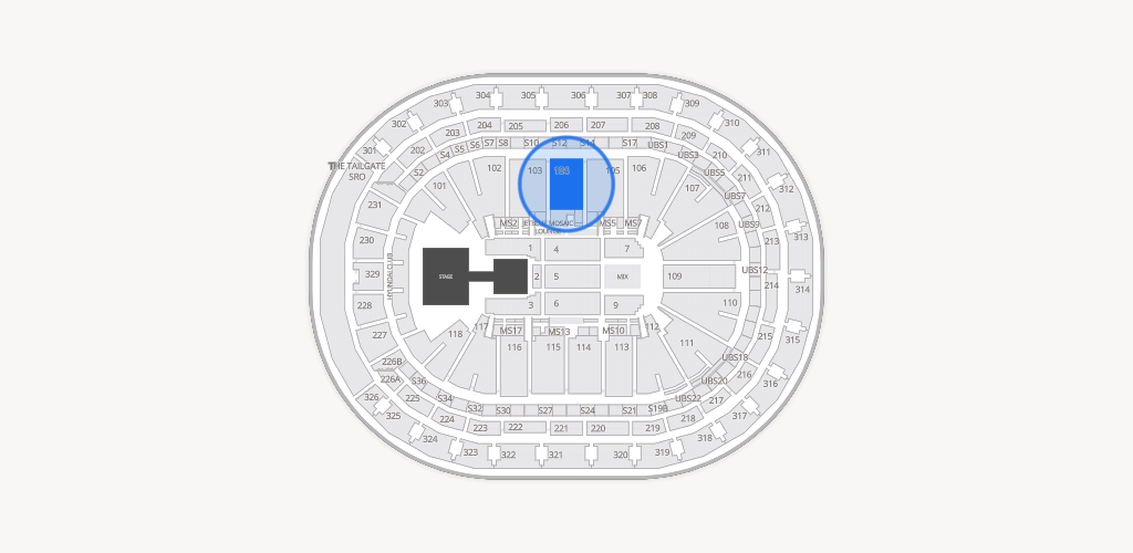 UBS Arena Seating Chart