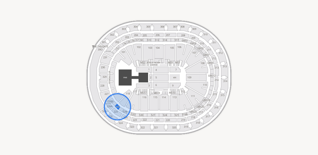 UBS Arena Seating Chart