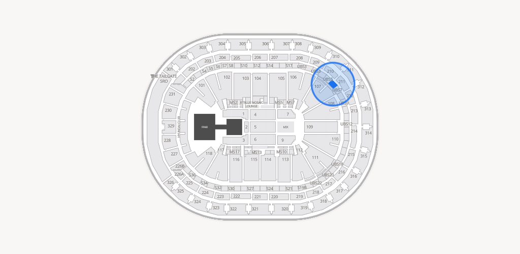 UBS Arena Seating Chart