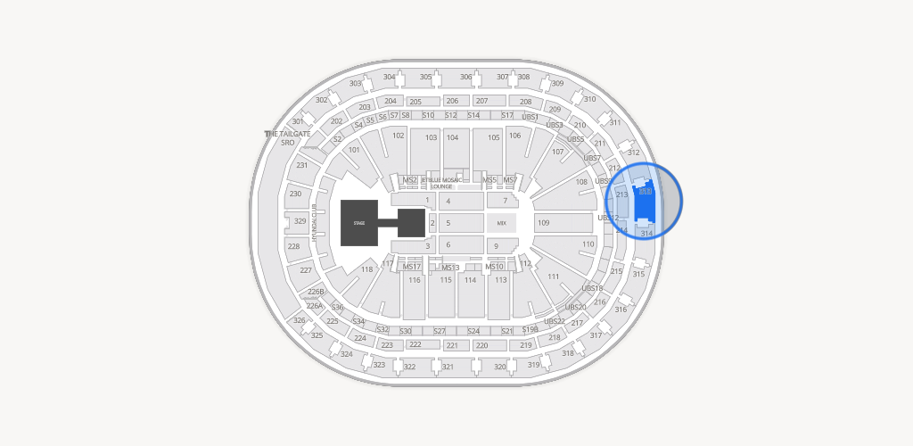 UBS Arena Seating Chart