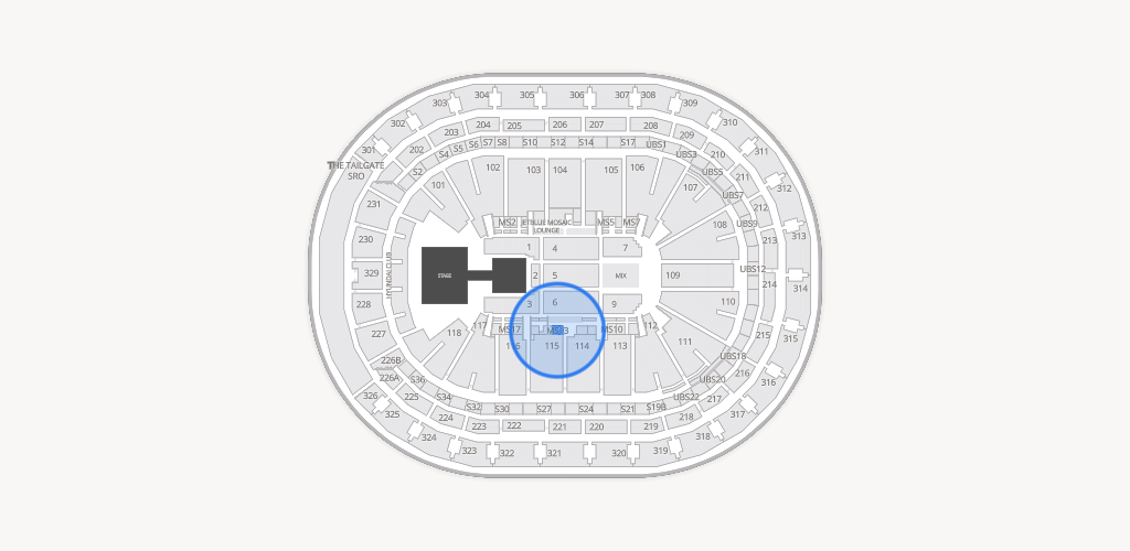 UBS Arena Seating Chart