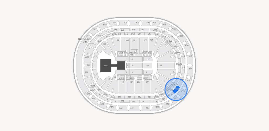 UBS Arena Seating Chart