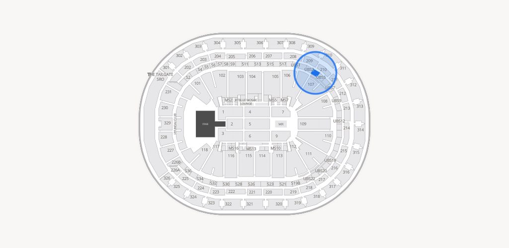 UBS Arena Seating Chart