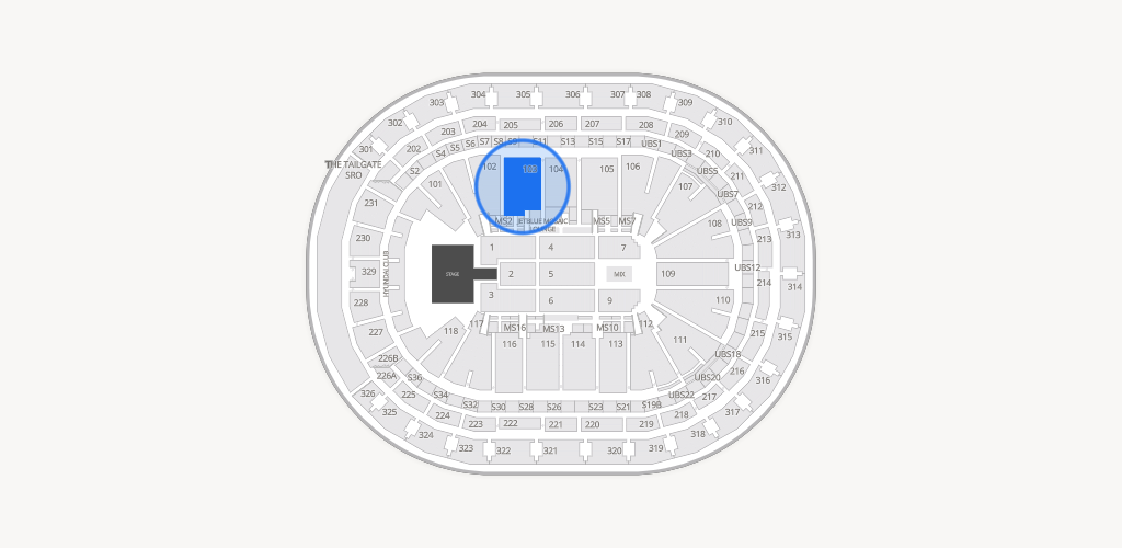 UBS Arena Seating Chart