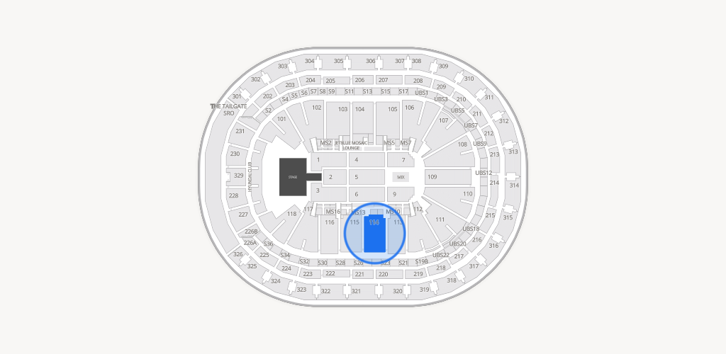 UBS Arena Seating Chart