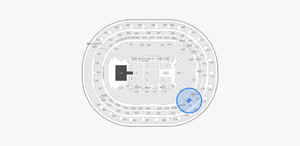 UBS Arena Seating Chart