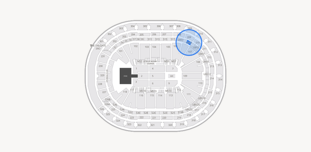 UBS Arena Seating Chart