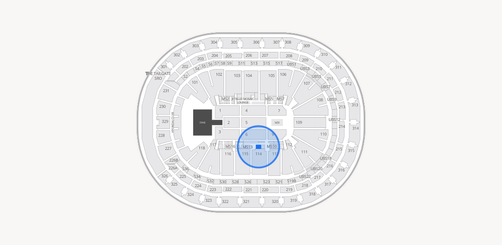 UBS Arena Seating Chart