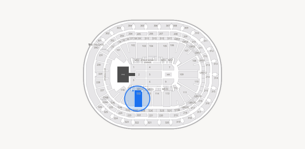 UBS Arena Seating Chart
