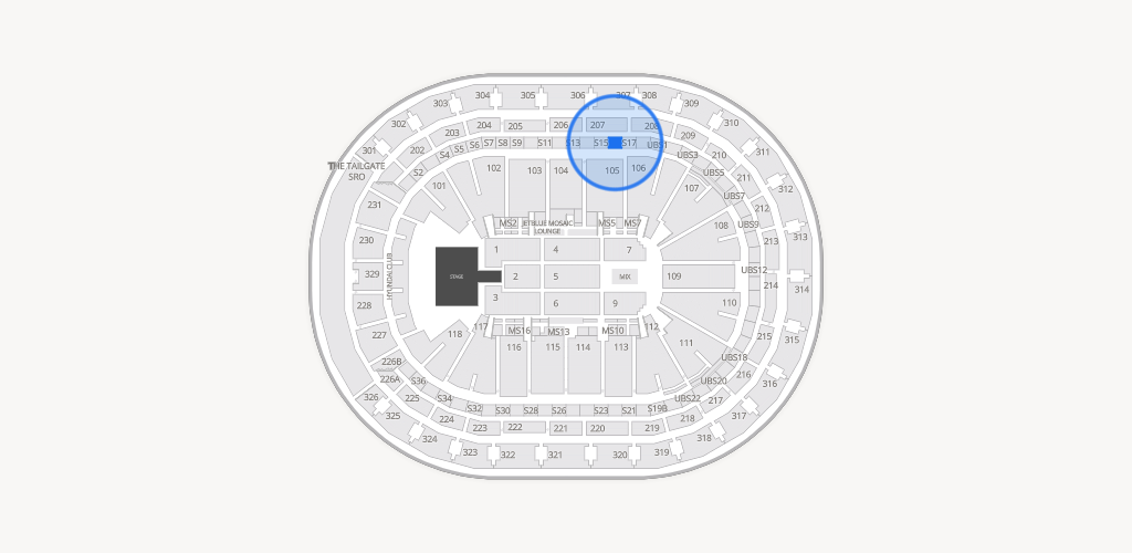 UBS Arena Seating Chart