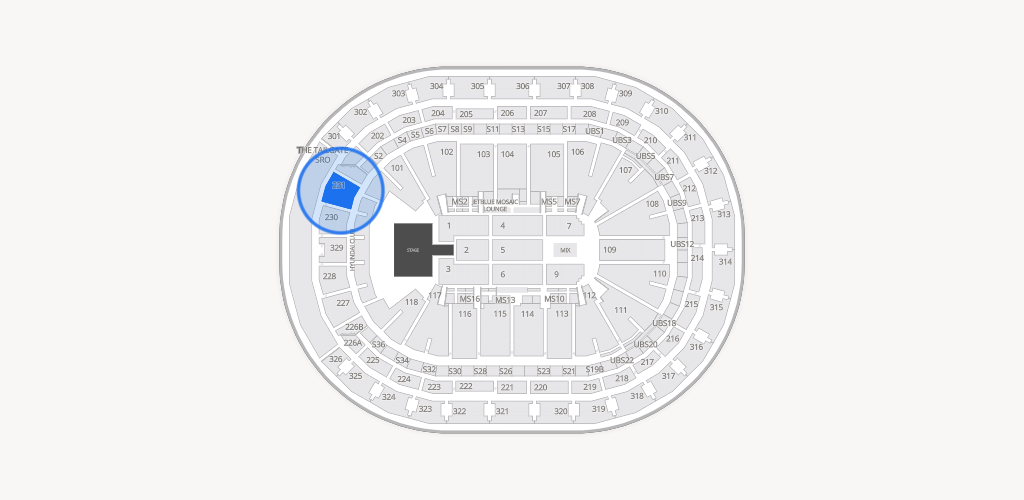 UBS Arena Seating Chart