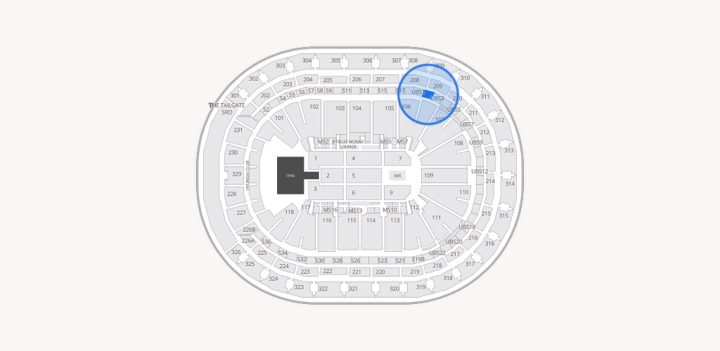 UBS Arena Seating Chart