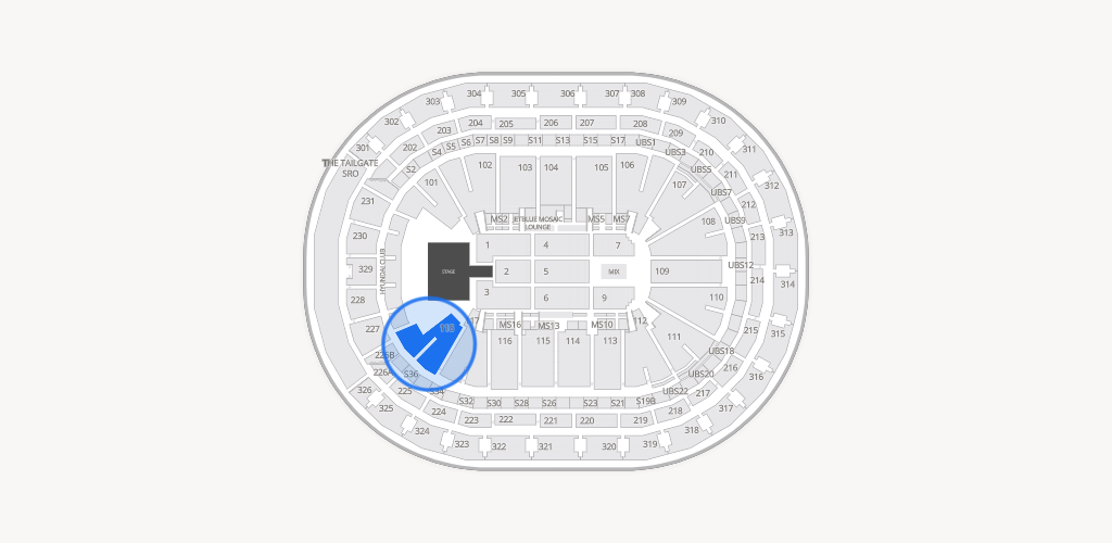 UBS Arena Seating Chart