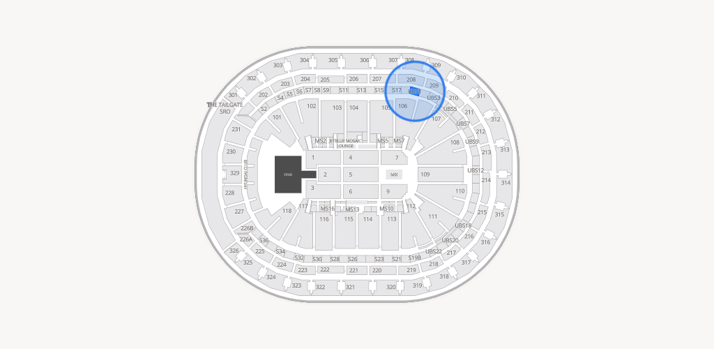 UBS Arena Seating Chart
