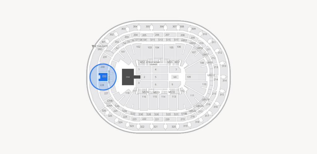 UBS Arena Seating Chart