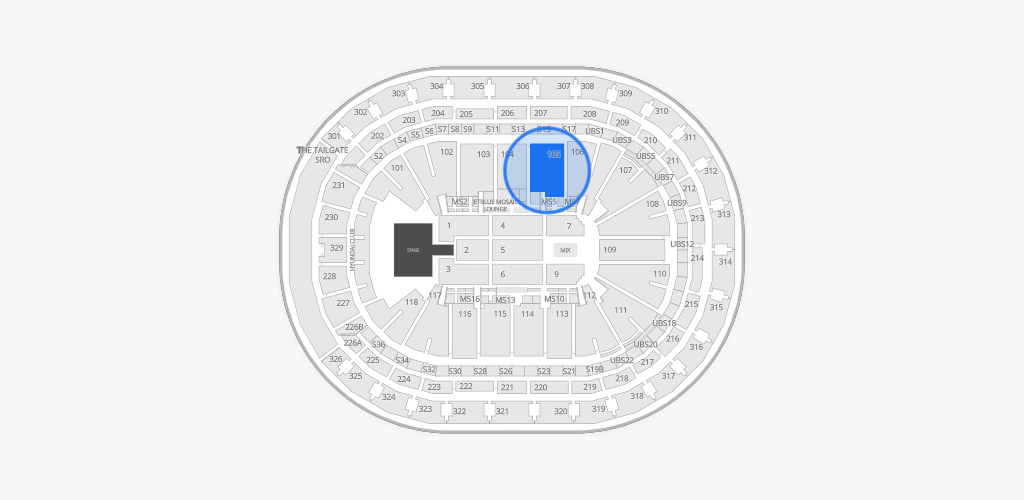 UBS Arena Seating Chart