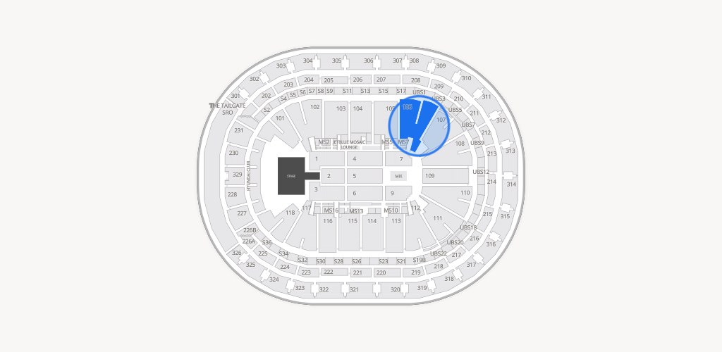UBS Arena Seating Chart