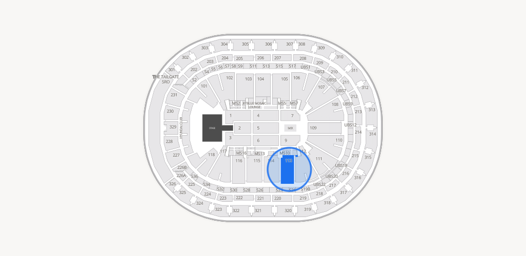 UBS Arena Seating Chart