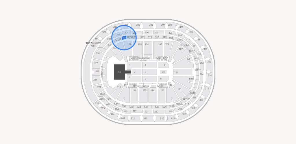 UBS Arena Seating Chart