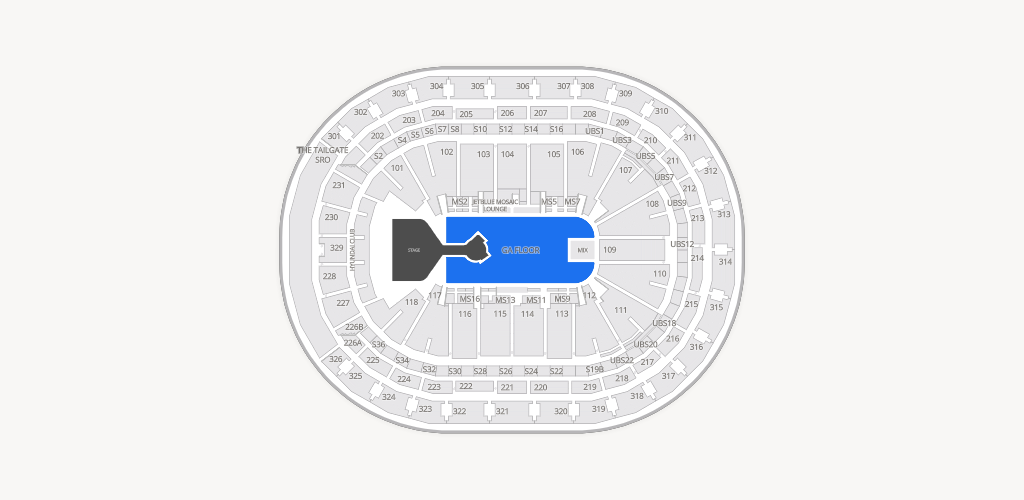 UBS Arena Seating Chart