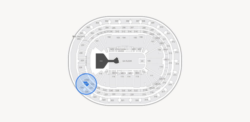 UBS Arena Seating Chart