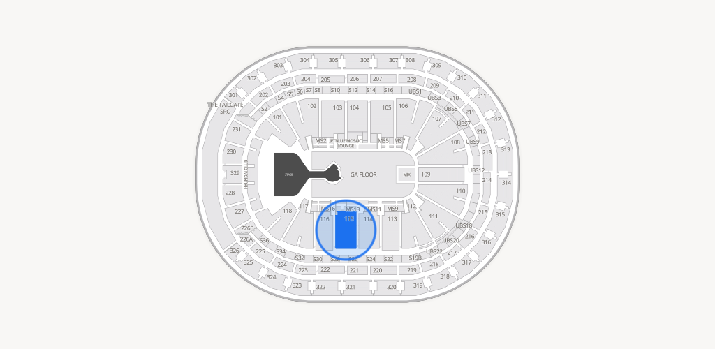 UBS Arena Seating Chart