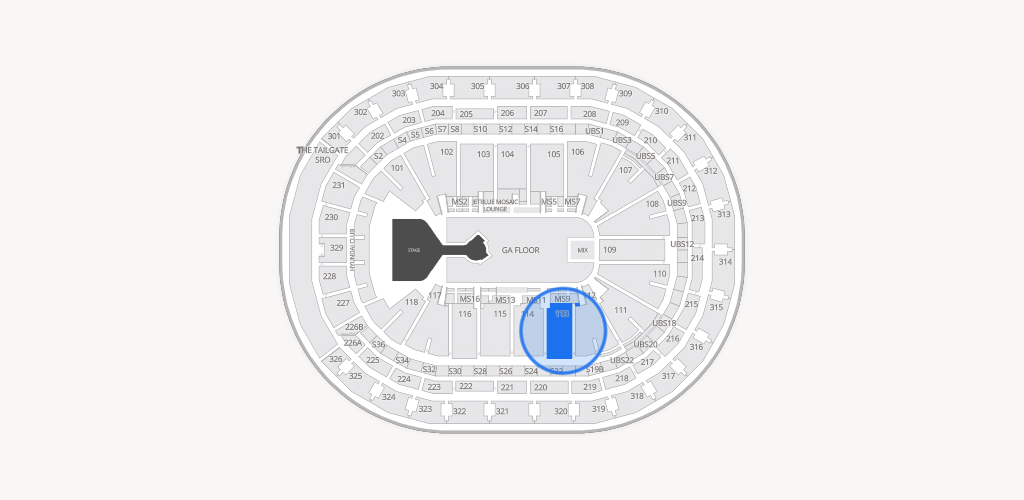 UBS Arena Seating Chart