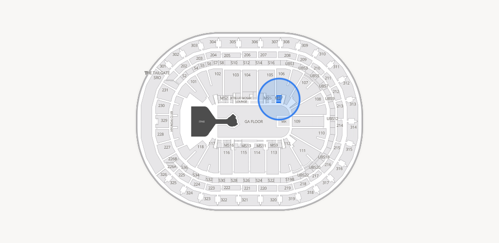 UBS Arena Seating Chart