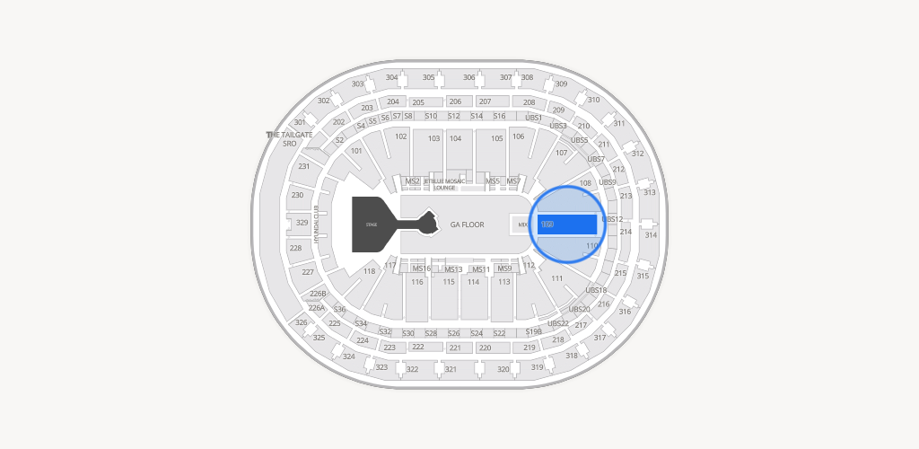 UBS Arena Seating Chart