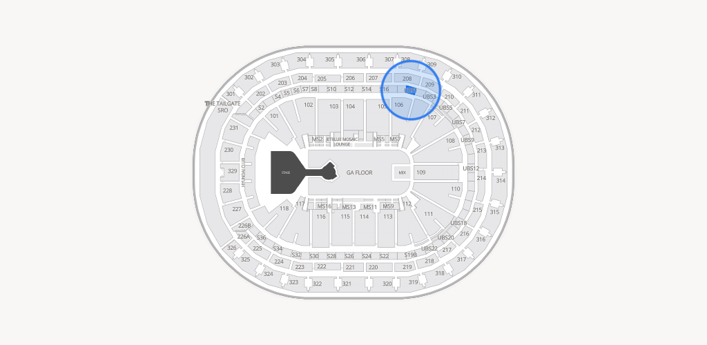 UBS Arena Seating Chart