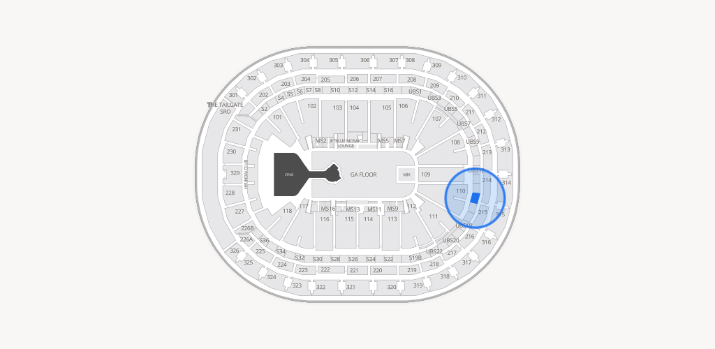 UBS Arena Seating Chart